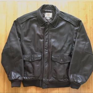 Golden Bear Leather A-2 Flight / Bomber Jacket